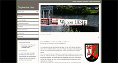 Desktop Screenshot of lieser-mosel.de