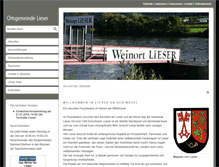 Tablet Screenshot of lieser-mosel.de